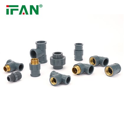 DIN NBR5648 UPVC fatningsfittings til koldtvandsapplikationer